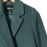 Madewell Hollis Double-Breasted Coat Smoky Spruce Size XS wool blend warm cozy Photo 1