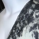 Shoreline  Women's black and White Tie-Dye Top Photo 10