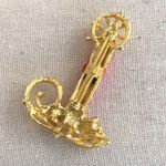 Vintage Christmas Candle Brooch Photo 1