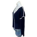 Derek Lam  Blue Cardigan Sweater MEDIUM Preppy Blazer Career Work Designer $425 Photo 8