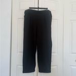 Vera Wang Simply Vera  Black Straight Pants Elastic Waist Size XL Photo 1