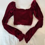 Tularosa  Revolve Trinity Smocked Velvet Top Photo 1