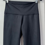 Aerie Shimmer Black Leggings Small Short Photo 0