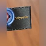 Outback Red -Royal Blue Pocket Front Satin Long Sleeve Blouse Size M Photo 4