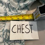 Talbots Women White Green Floral Print Wrinkle Resistant Button Up Shirt Size 12 Photo 6