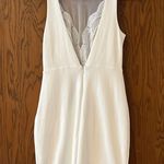 White lace front dress Photo 2