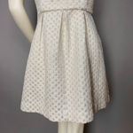 Moulinette Soeurs Anthropologie Marli Dress Cream Jacquard Optional Straps Sz 10 Photo 7