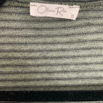 Olivia Rae Green Black Stripe Cardigan Long Sleeve Photo 2