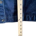 LL Bean Vintage Jean Jacket Women L Blue Denim Pockets Trucker Classic Retro 90s Size L Photo 10
