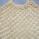 Vintage Straw Wicker Shoulder Bag Tote Beach Bag Photo 3