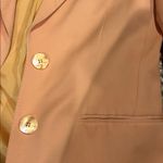 Burberry Women’s Single-Breasted 100% Wool Coral Tailored Blazer Size 8 Photo 8