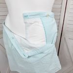 Lilly Pulitzer Mimosa Seersucker Striped Mini Skirt Aqua Teal Blue White XL Photo 6