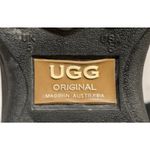 UGG Australia Tall Classic Tasman Braid Black Leather Sheepskin Boots Womes 6M Size 6 Photo 3