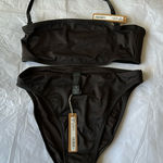 SKIMS  Swim Bikini Set bandeau bikini top and‎ high leg bikini bottom size S. Photo 0