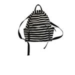 Kate Spade  Dawn‎ Nylon Backpack Black White Stripe Women's Bag Photo 6