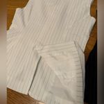Active USA White Pinstripe Women's Vest size S Photo 7