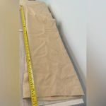 Ralph Lauren Lauren  Khaki 100% Linen Wide Leg Pants Side Zip Lagenlook NWT 12 Photo 5