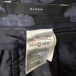 Banana Republic Sloan Petite Grey and Black Floral Dress Pleated Pant Size 10P Photo 3