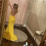Sherri Hill Yellow Prom Dress Photo 2