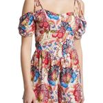MISA Los Angeles Ruchika Floral Puff Sleeve Romper Size M NWT Photo 2