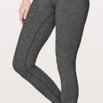 Lululemon houndstooth black piping low rise legging Photo 0