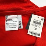 Bar III Hot Tamale Red Micro Rib High-Waist Bikini Bottom Crossover Waist XL Photo 3