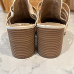 Sonoma Vitalize cream western bohemian almond toe mules stacked heel size 7 Photo 5