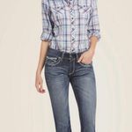 Ariat Blue Flare Wide Leg Jeans with Vintage Appeal Photo 2