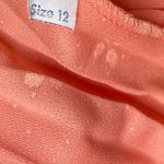 Vintage Marty Gutmacher Peach Polka Dot Floral Pleated Skirt & Blouse Set Sz 12P Photo 7