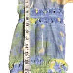 Rain Couture Boho Tunic Top Womens Pastel Floral Crochet Multicolor Sz S… Blue Photo 8