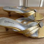 Metaphor Womens  Nenita Gold Strappy Dress 2.29" Heel Sandal  Size 7 Eur 38.5 Photo 9