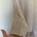 Ambiance Apparel  Beige Colorblock Striped Long Sleeve Top Size 1X Photo 2