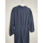 Free People  Beach Faye Jumpsuit Romper Black M Long Boho Resort Minimalist NWT Photo 8