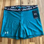 Under Armour  Women’s HeatGear Compression Shorts Teal XL Photo 0