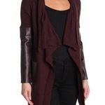 BLANK NYC  Burgundy Cardigan Photo 0