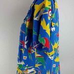 Diane Von Furstenberg  Vintage 80s Midi Skirt Top Shirt Size 10 12 Bulls Tropical Photo 2
