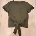 NWOT! Front Knot Khaki T Photo 0