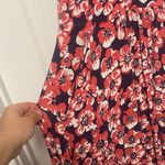 Lilly Pulitzer Pink and Blue Floral Midi Dress Photo 3
