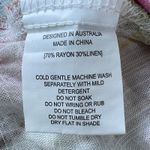 Paper Heart  Floral Maxi Dress Womens XS Linen Blend Sleeveless V Neck‎ Summer Photo 6