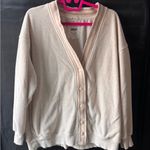 Aerie  Oversized Terry Cloth Button Cardigan Photo 4