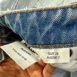 Rolla's NWT Rolla’s dusters high rise distressed slim jean denim shorts size 25 Photo 5