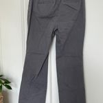 Ann Taylor LOFT Grey Curvy Flare Leg Trousers Size 2P EUC Photo 2