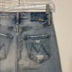 MOTHER DENIM High Waisted Rider Skimp in The Confession 25 Blue Photo 5