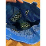 Vera Bradley NWT  Frill Tote Bag Blue Lagoon Magnetic Zip Pocket Matching Wallet Photo 3