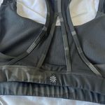 Athleta Unpadded Green/Black Camo Print Contender Sports Bra SIZE SMALL Photo 6
