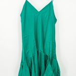 Victoria's Secret VS Gold Label VTG Coquette Ruffle Satin Slip Babydoll Dress L Photo 0