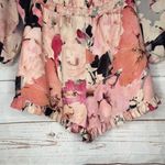 Bebe NWT $89 • Romper • Floral Pink • Vacation Brunch • Beach • Summer • Spring Photo 2