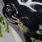 Boutique Gold Mariners Chain Link Open Hoop Earrings Stainless Steel Photo 5