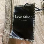 Lovestitch  Women's Large Shirt Button Up Embroidered Long Sleeve Wrinkled Effect Photo 6