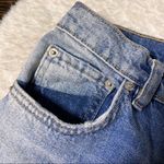 ZARA Light Wash Distressed Denim Bermuda Shorts Photo 3